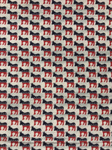 Benartex Donkeys Cotton Fabric - Light Gray Donkey Print, 44/45" Width (1 Yard)