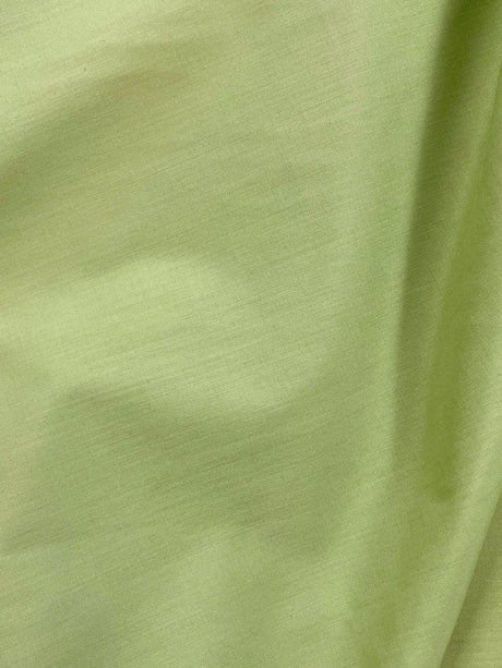 Sage Green Poly Cotton Fabric - Sage Green, 58/59" Width, Lightweight (1 Yard)