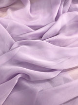 Two Tone Chiffon Polyester Fabric - Lilac, 58/59" Width (1 Yard)