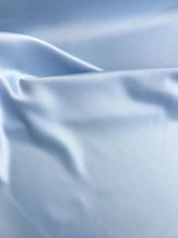 Peau De Soie Dull Satin Polyester Fabric - Baby Blue, 58/59" Width, Medium Weight, Matte Finish (1 Yard)