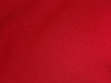 Poly Poplin Solid Polyester Fabric - Red, 58/59" Width (1 Yard)