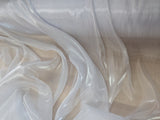 Liquid Organza Polyester Organza Fabric - White, Light Pink, Hot Pink, Sheer, 58-59" Width (1 Yard)