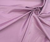 Peau De Soie Dull Satin Polyester Fabric - Light Mauve, Matte Finish, 58/59" Width (1 Yard)