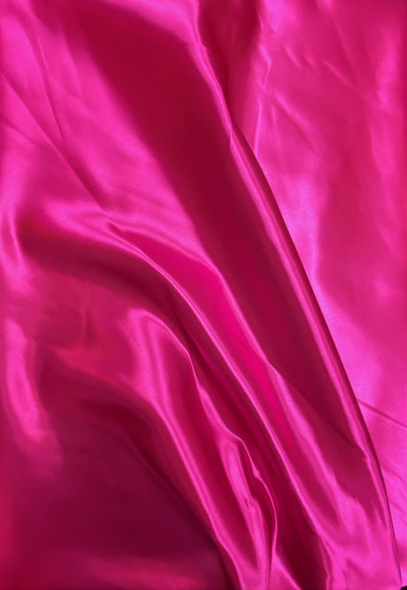 RADYAN bridal satin polyester fabric with elegant sheen for bridal and formalwear sewing projects