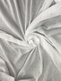 Cotton Gauze 100 Percent Cotton Fabric - White, Crinkle Texture, 48/50" Width (1 Yard)