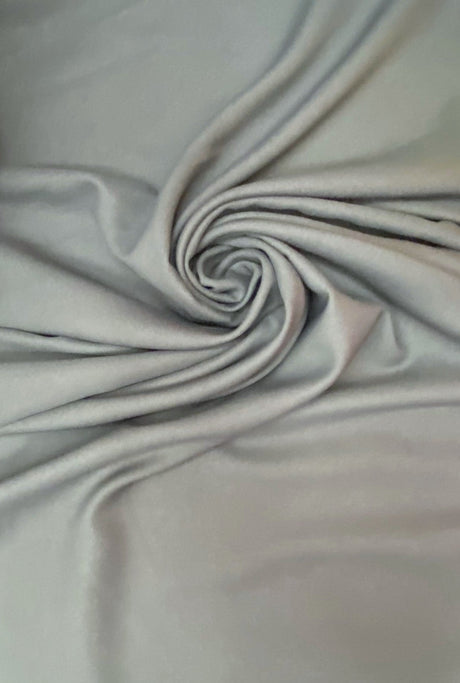 Gabardine Gray Polyester Gabardine Fabric - Gray, 59/60" Width (1 Yard)