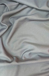 Gabardine Gray Polyester Gabardine Fabric - Gray, 59/60" Width (1 Yard)