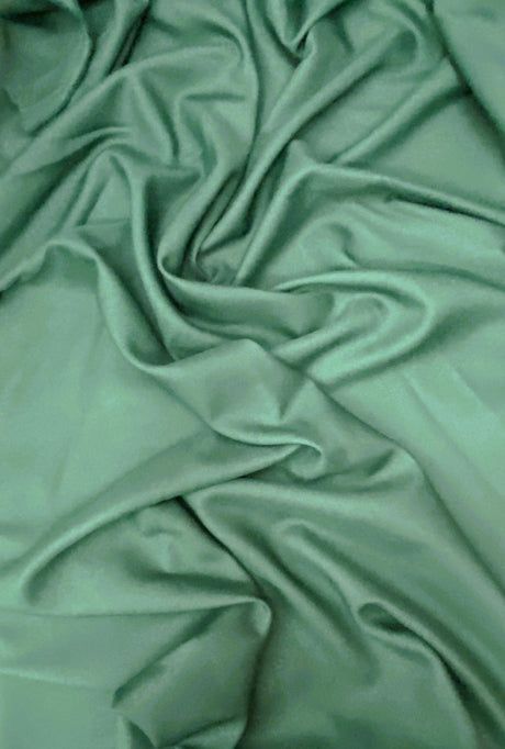 Gabardine Polyester Fabric - Forest Green, Textured, 59/60" Width (1 Yard)
