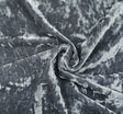 Stretch Velvet Crushed Ice Denim Width 58/60" Polyester Spandex Fabric - Denim, Crushed Velvet, 58/60" Width