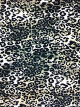 Polyester Spandex Fabric - Animal Print, 58-60" Width