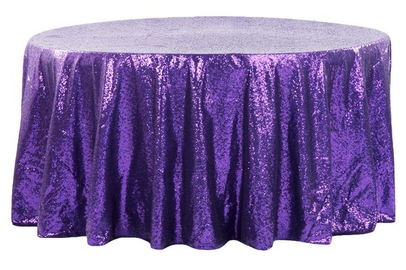 1 Yard Purple Glitz Sequin Fabric Sparkly Spangle Mesh for Costumes Decor Crafts 55 Inch Width