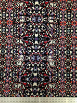 Kaleidoscope Geometric Print ITY Knit Jersey Polyester Spandex Fabric - Multi Color Geometric Print, 58" To 60" Width