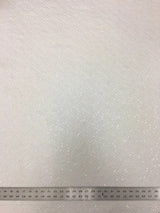 Quilted Jacquard Polyester Spandex Fabric - Transparent Sequins, Heavy Weight, 58/60" Width