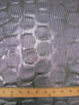 Polyester Spandex Fabric - Shiny Circles Foil Design, Silver, Magenta, Teal, 58/60" Width