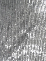 Polyester Mesh Fabric - 3Mm Shiny Sequins, See Through, 54"-56" Width