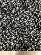 Nylon Spandex Fabric - Medium Weight Abstract Design, 4-Way Stretch, 58" To 60" Width (1 Yard)