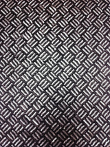 3Mm Silver And Black Matte Sequins Basket Pattern Stretch Poly Spandex Fabric - Silver/Black Basket Pattern, 56"-58" Width