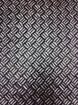 3Mm Silver And Black Matte Sequins Basket Pattern Stretch Poly Spandex Fabric - Silver/Black Basket Pattern, 56"-58" Width