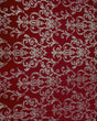 Polyester Spandex Fukuro Jacquard Fabric - Damask Design, Foil, 58" To 60" Width