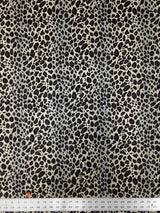 Leopard Animal Print Nylon Spandex Fabric - Shiny Tricot, Leopard Print, 58"-60" Width
