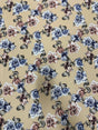 Antique Floral Design Polyester Bulgari Spandex Fabric - Floral Print, Light-Medium Weight, 58"-60" Width