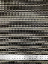 Polyester Venezia Spandex Fabric - Geometric Small Design, Navy, Beige, 58" Width