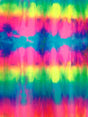 Tie Dye Multi-Color Pattern Nylon Spandex Shiny Tricot Fabric - Multi Color, Tie Dye, 58-60" Width