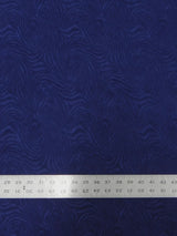 Polyester Acetate Fukuro Jacquard Fabric - Textured Swirl Design, Wine, Blush, Royal, 58/60" Width