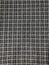 Polyester Spandex Fabric - Poodle Textured Dull Foil, 4Mm Sequins, Silver/Black, Gold/Black, 52/54" Width