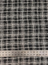 Polyester Spandex Fabric - Poodle Textured Dull Foil, 4Mm Sequins, Silver/Black, Gold/Black, 52/54" Width