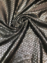 Polyester Spandex Fabric - 2Mm Circle Foil Dots, 58"-60" Wide