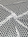 Nylon Spandex Oval Fishnet Mesh Fabric - See Through Plain Oval Pattern, 56" Width