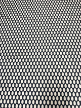 Nylon Spandex Oval Fishnet Mesh Fabric - See Through Plain Oval Pattern, 56" Width