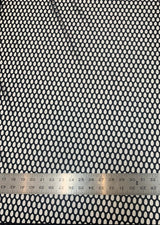 Nylon Spandex Oval Fishnet Mesh Fabric - See Through Plain Oval Pattern, 56" Width