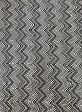 Black And White Tribal Print Polyester Spandex Fabric - Black And White Tribal Print, 58" Width