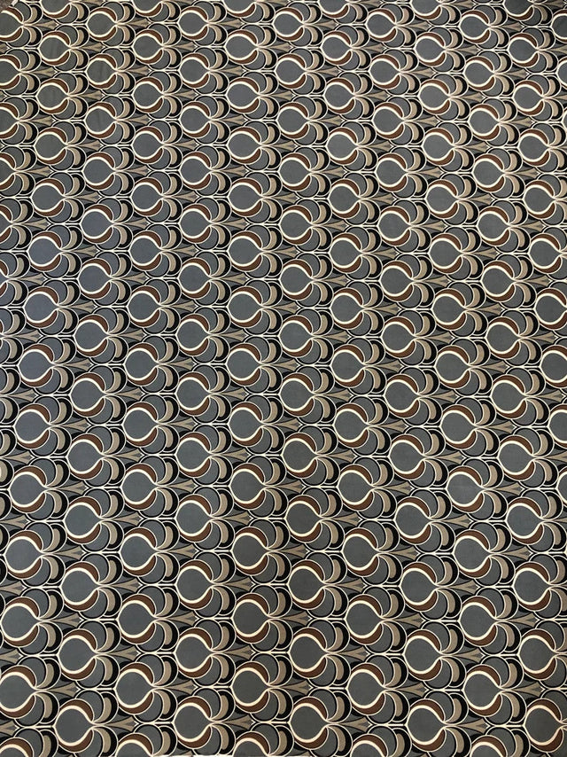 Geometric Print Polyester Spandex Fabric - Geometric Print, 58 To 60 Inches Wide