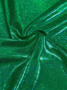 Holographic Shiny Pebble Foil Heavy Stretch Nylon Spandex Fabric - Black, Silver, Gold, Red, Green, Royal, 58"-60" Width