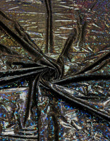 Nylon Spandex Fabric - Shatter Glass Mystique, Silver, Gold, Fuchsia, Green, Red, Black, Turquoise, Royal, 58"-60" Width