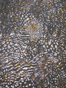 Wild Animal Print Polyester Spandex Fabric - Metallic Foil, Gray Brown, 58"-60" Width