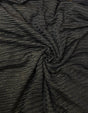 Gold Lurex On Black Polyester Spandex Mesh Fabric - Black, Gold Lurex, 56-58" Width