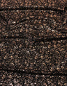 Small Rib Textured Fukuro Polyester Spandex Fabric - Small Dots Shiny Foil, Copper, Silver, 58" Width