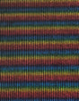 Rainbow Striped Lurex On Black Velvet Polyester Spandex Fabric - Rainbow Stripes, Black, 58" Width