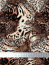 Animal Print Design Polyester Spandex Fabric - Animal Print, 58"-60" Width
