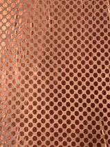 1.5 Inch Circles On Burnout Velvet Polyester Spandex Fabric - Black, Dark Camel, Wine, 58"-60" Width