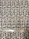 Big Letter Design Polyester Spandex Fabric - Dull Matte Black/Silver Foil, White, Black, Blue, 58" To 60" Width