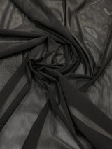 Dura Power Mesh Nylon Spandex Fabric - Black, Nude, 4 Way Stretch, High Compression, 60" Width