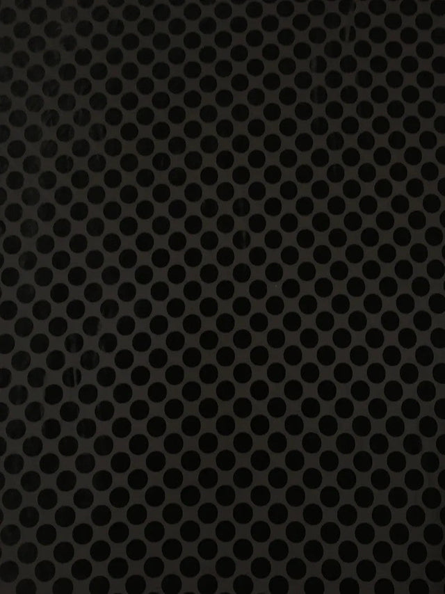 1.5 Inch Circles On Burnout Velvet Polyester Spandex Fabric - Black, Dark Camel, Wine, 58"-60" Width