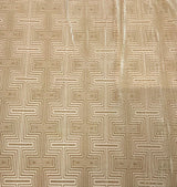 Polyester Spandex Ice Velvet Burnout Fabric - Beige, 2-Way Stretch, 58-60" Width