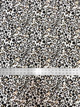 Stretch Yoga Leopard Print Nylon Spandex Fabric - Leopard Print, 58"-60" Width
