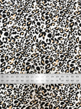 Stretch Yoga Leopard Print Nylon Spandex Fabric - Leopard Print, 58"-60" Width